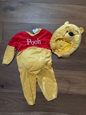 Disney Winnie the Pooh Plush Outfit in Red and Yellow